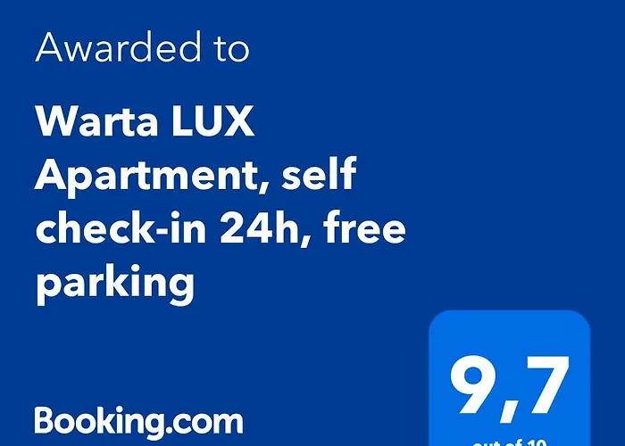 Warta Lux Apartment, Self Check-in 24h, Free Parking * Poznan